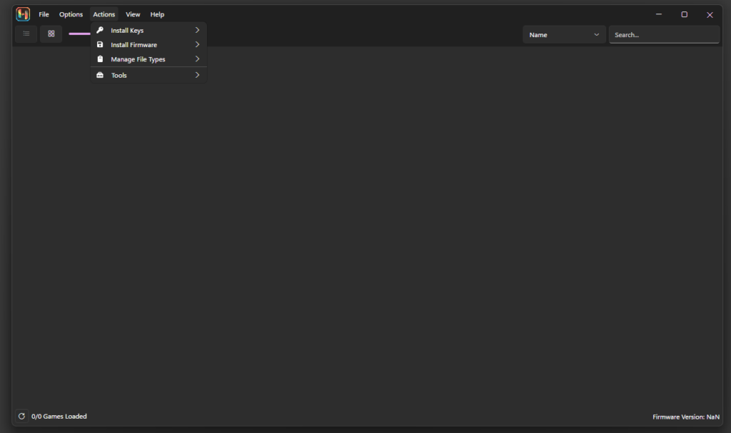 Install Ryujinx firmware