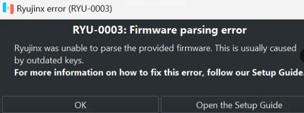 Ryujinx Ryu-0003 Firmware Parsing Error