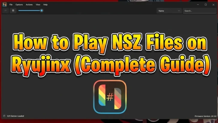 How to Play NSZ Files on Ryujinx
